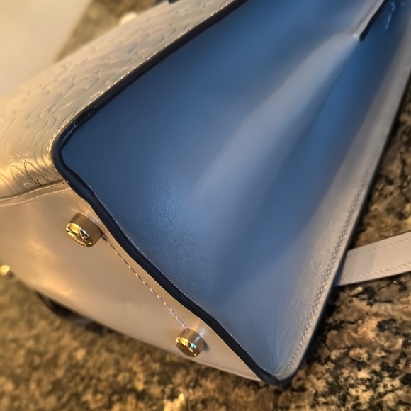 Coach Gray embossed Bag with Signature embossed logo NWT - Picture 13 of 16